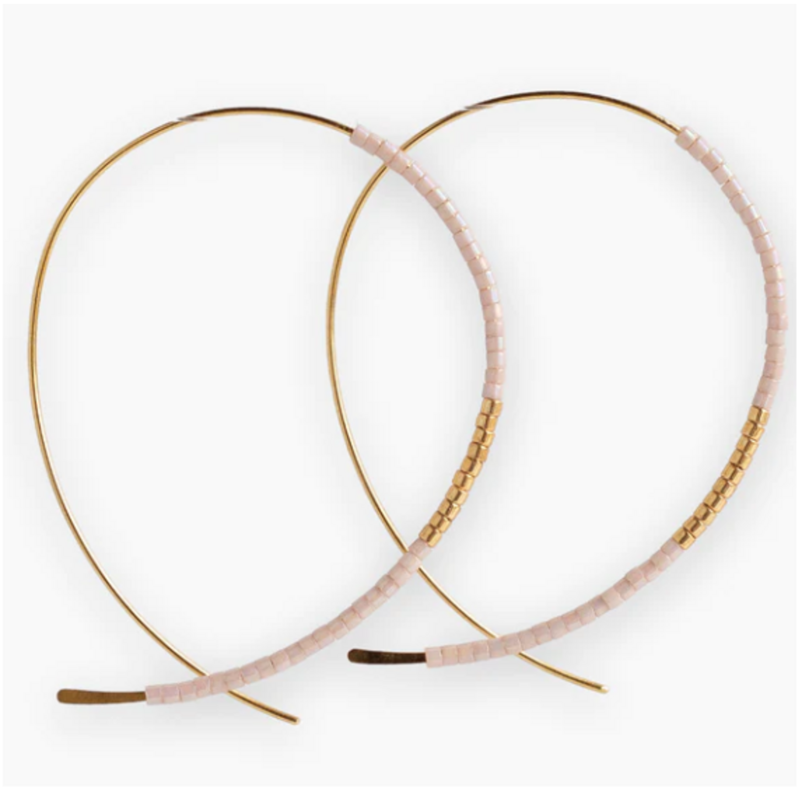 Lenny & Eva  Norah Earrings, champagne
