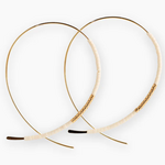 Lenny & Eva L&E Norah Earrings, ivory/gold