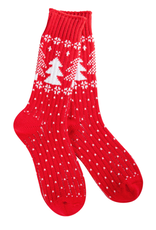 World's Softest Socks Sweater Crew Socks, Christmas Tree