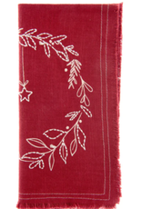 Karma Embroidered Cotton Dinner Napkins