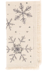Karma Embroidered Cotton Dinner Napkins