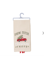 Primitives by Kathy Dish Towel, Farm Fresh Christmas Trees