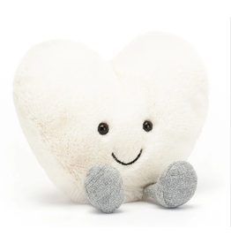 Jellycat Amuseable Cream Heart, Small