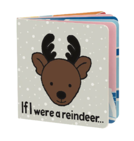 Jellycat Book, If I Were A Reindeer... (beige)