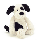 Bashful Rufferty Black & Cream Puppy