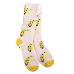 World's Softest Socks Cozy Crew Socks Taco OS