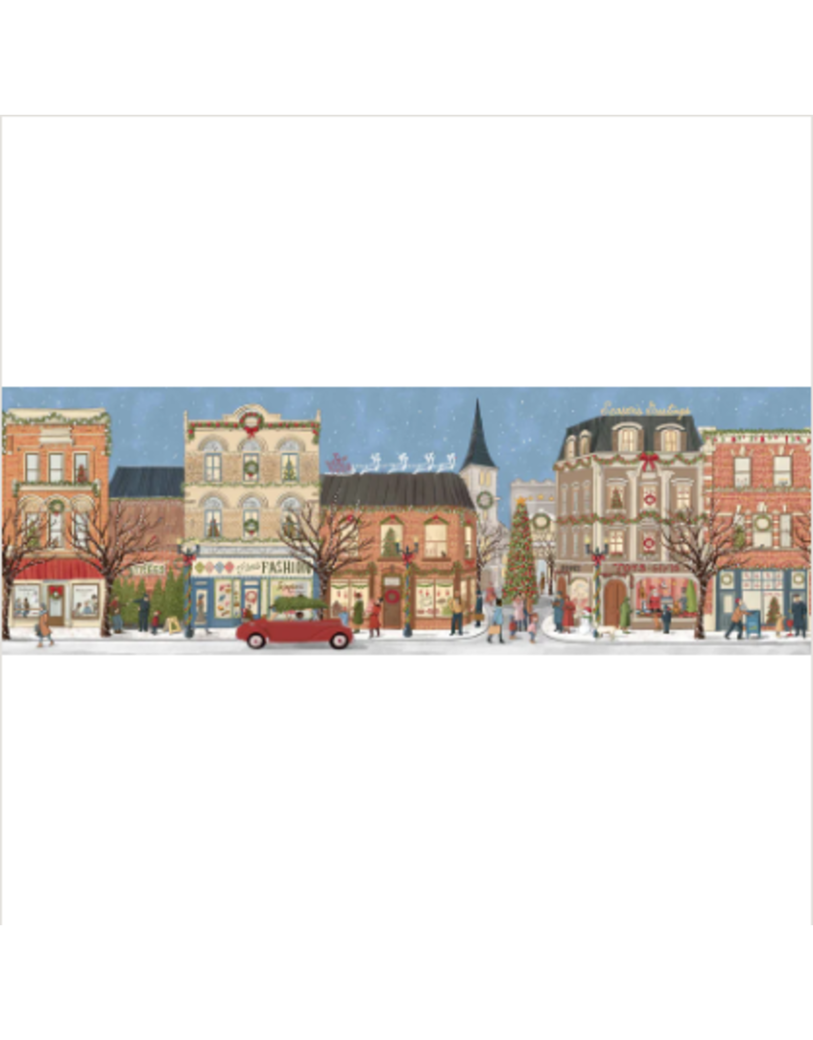 True South Puzzle Co Merry Main Street Panoramic Puzzle