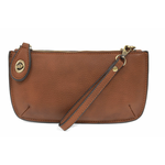JS Crossbody Wristlet, Dark Maple