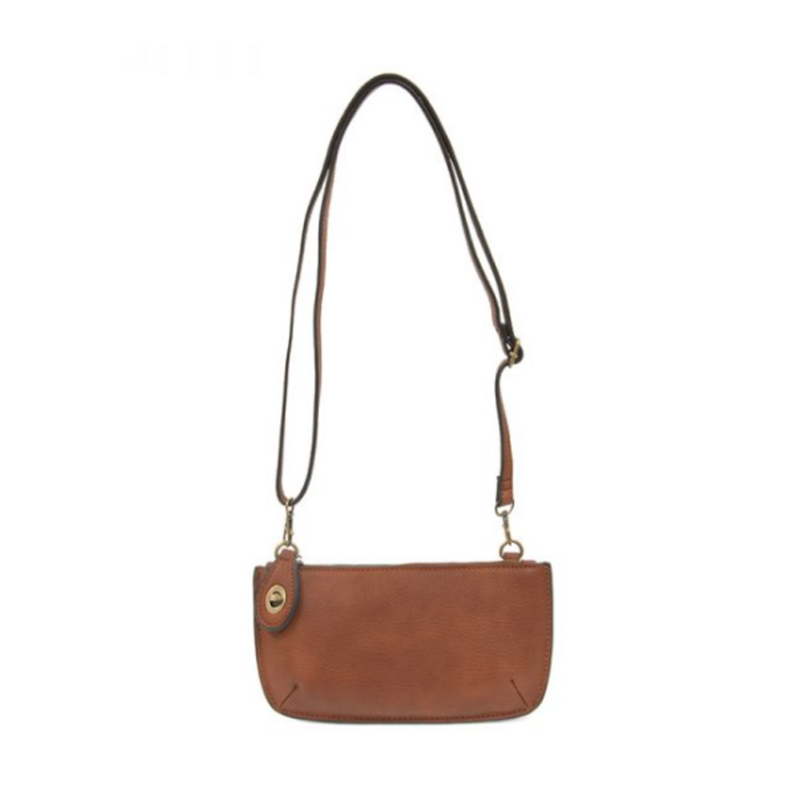 JS Crossbody Wristlet, Dark Maple