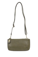 JS Crossbody Wristlet, Dark Moss