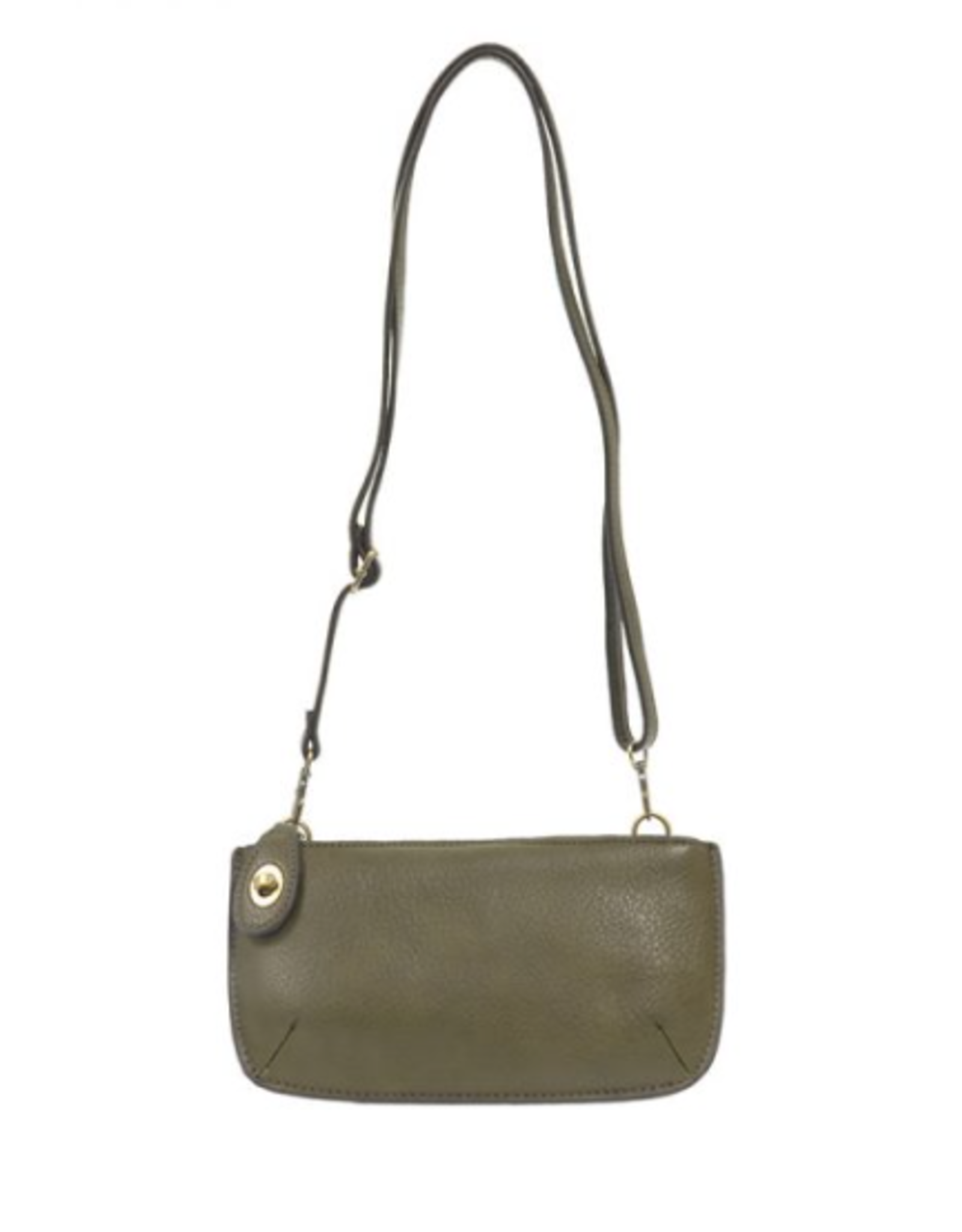 JS Crossbody Wristlet, Dark Moss