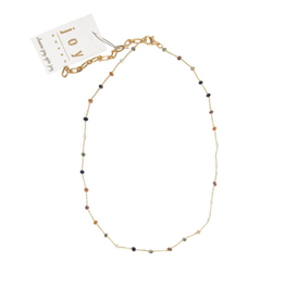 JS 16" Gold Multi Beaded Necklace, neutral