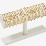 A Littles & Co. A Little Alphabet Bracelet, gold