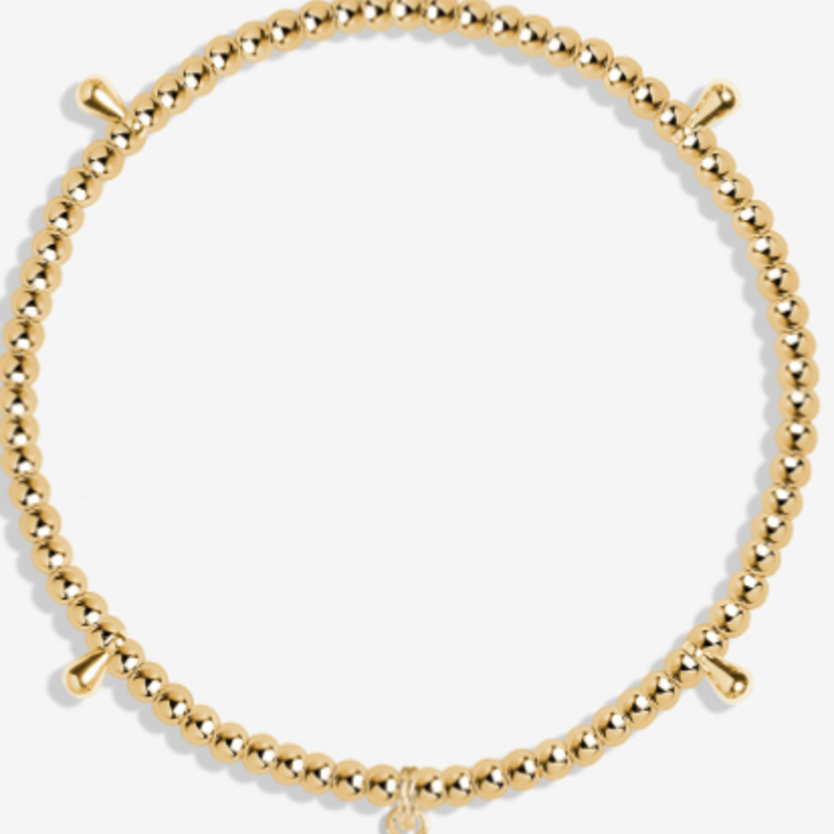 A Littles & Co. Alphabet Bracelet, gold