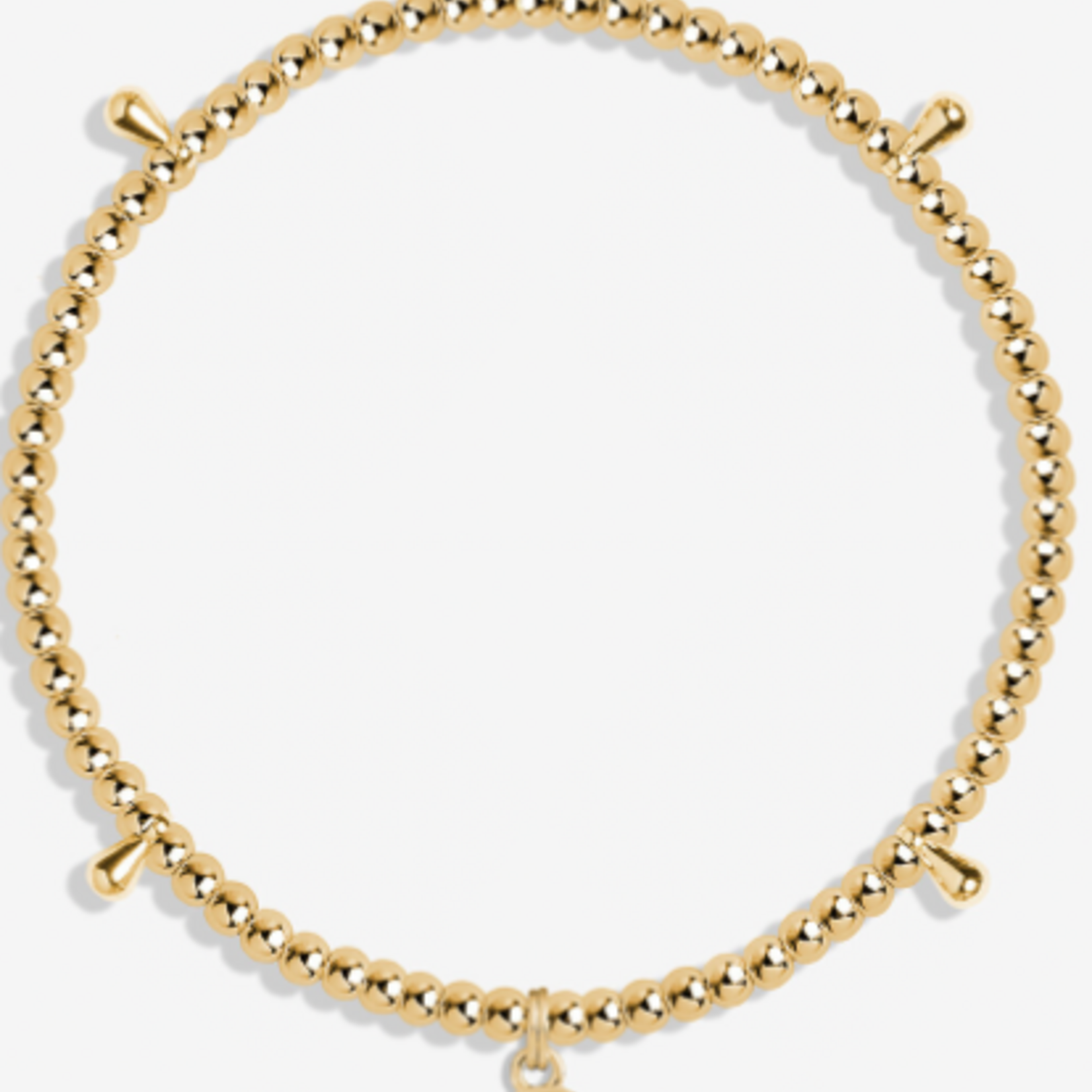 A Littles & Co. Alphabet Bracelet, gold
