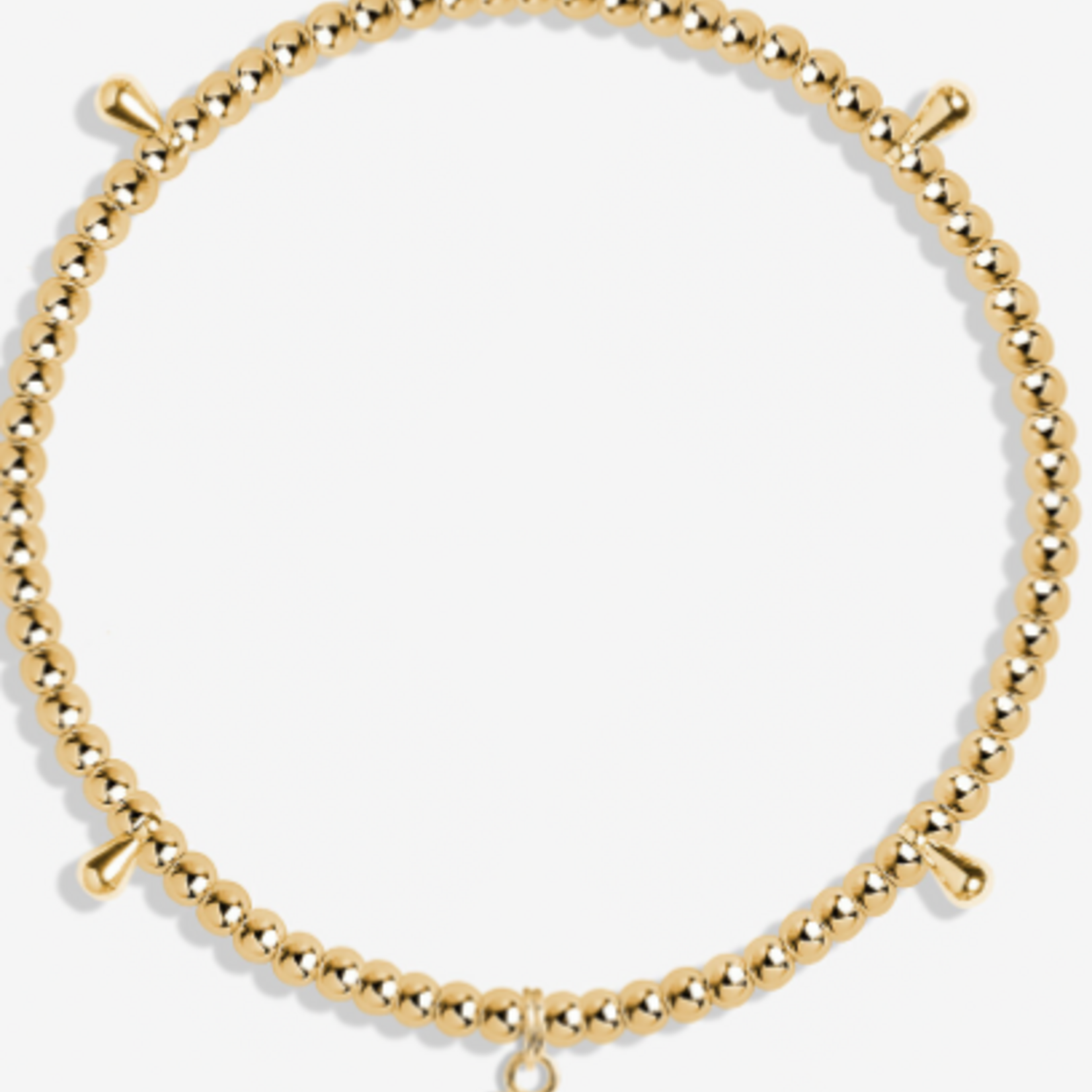 A Littles & Co. A Little Alphabet Bracelet, gold
