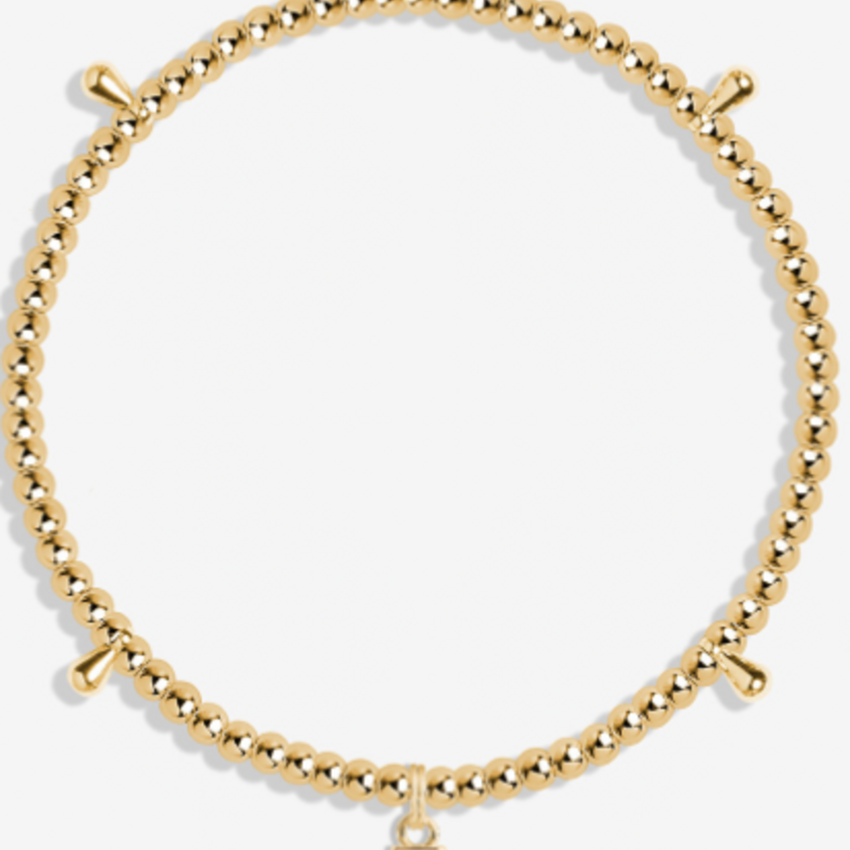 A Littles & Co. A Little Alphabet Bracelet, gold