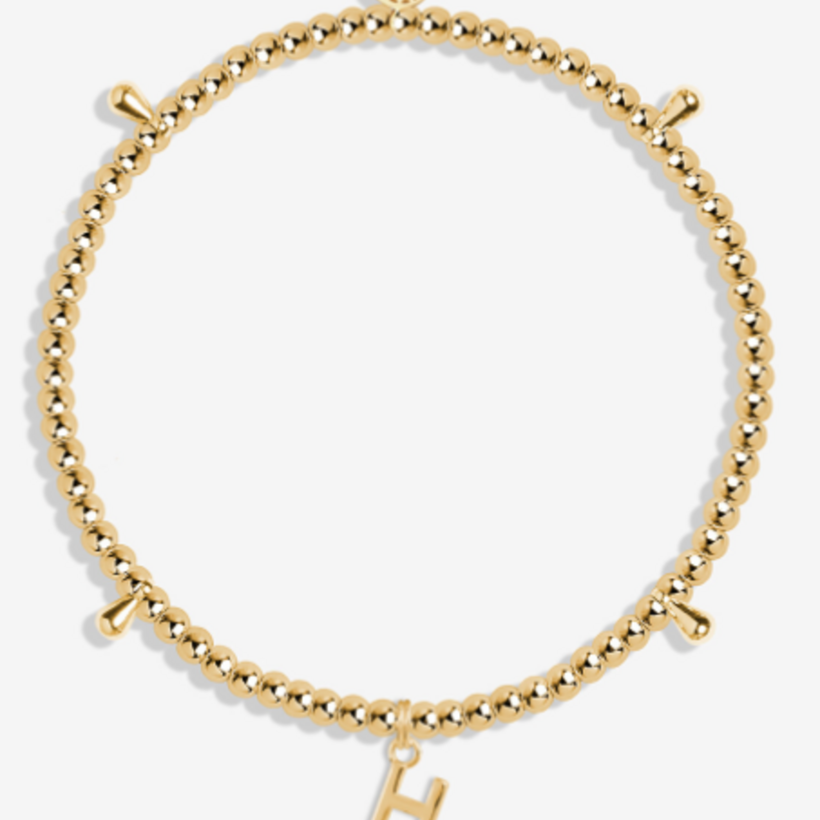 A Littles & Co. Alphabet Bracelet, gold