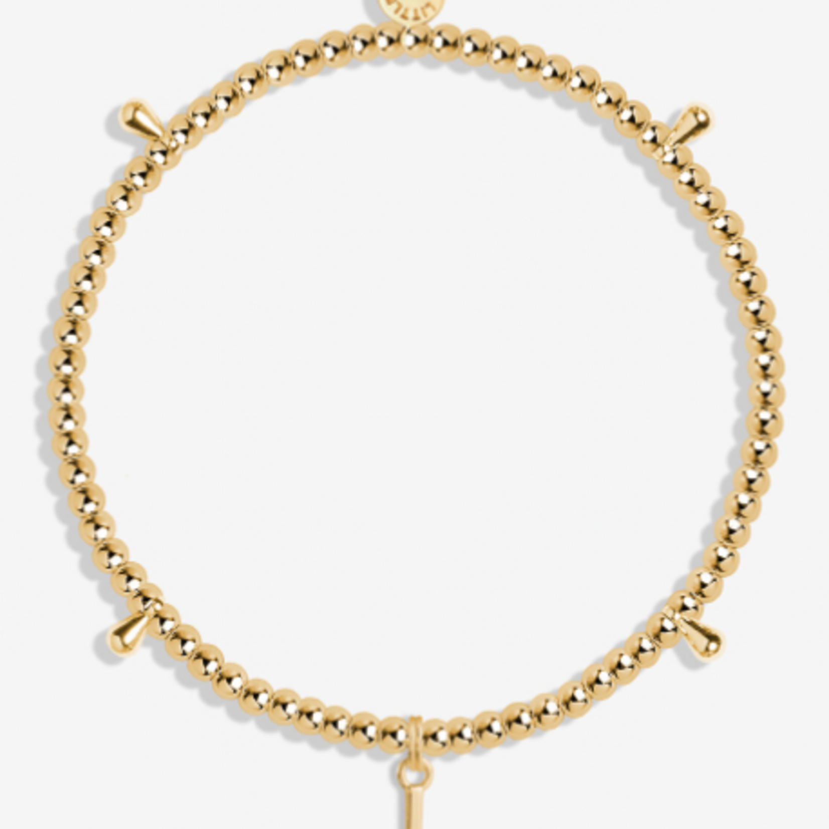 A Littles & Co. A Little Alphabet Bracelet, gold