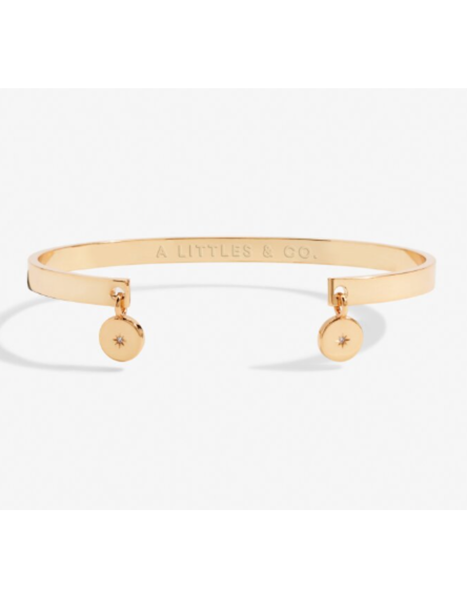 A Littles & Co. Minstrel Bar Bracelet, gold/gold