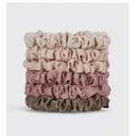 Kitsch Ultra Petite Satin Scrunchies 6pc - Terracotta