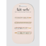 Kitsch Kitsch Rhinstone Assorted Bobby Pins, Gold