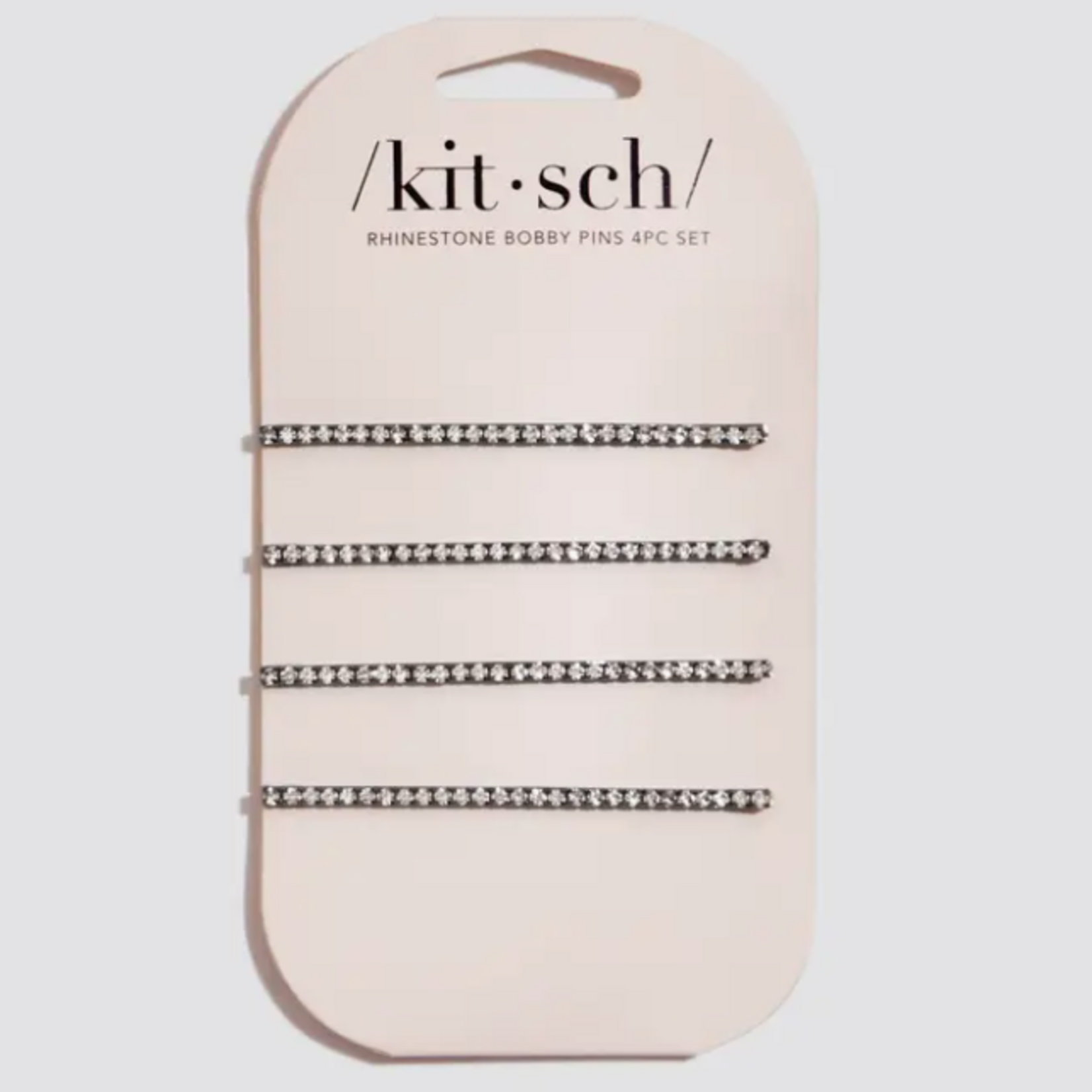 Kitsch Extra Long Rhinestone Bobby Pins, 4 pc. set