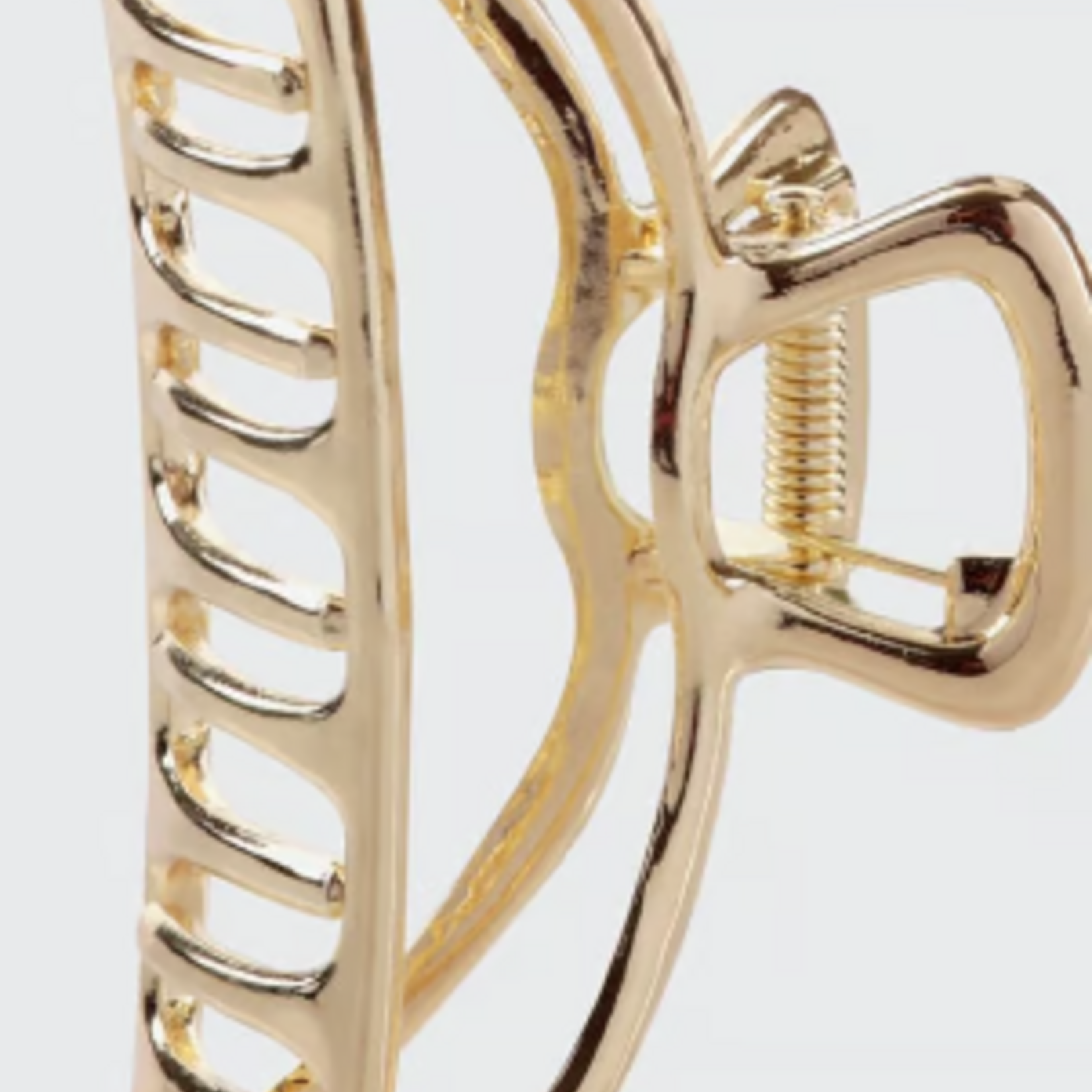 Kitsch Open Shape Claw Clip, Gold