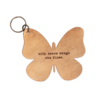 Sugarboo & Co Leather Butterfly Keychain,