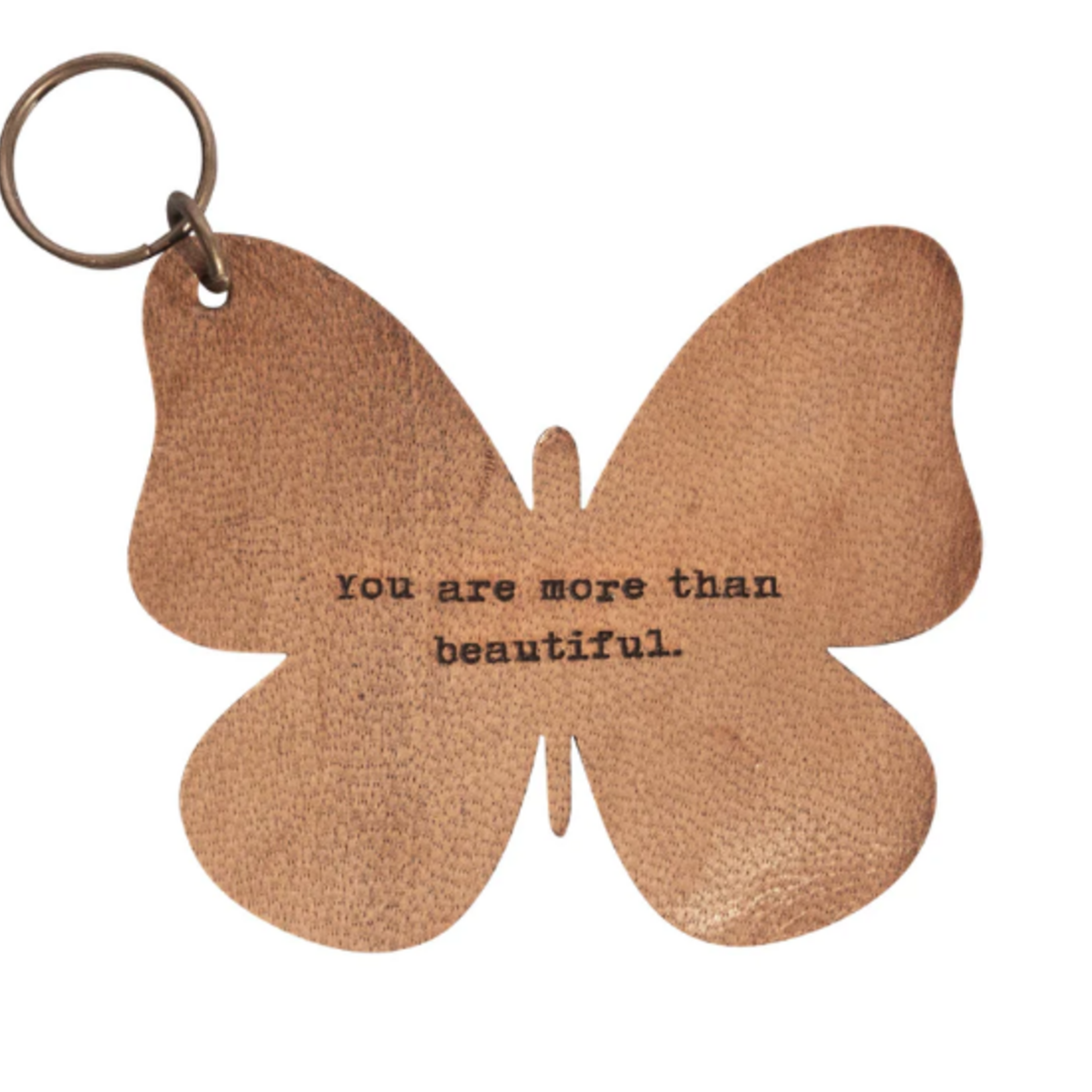 Sugarboo & Co Leather Butterfly Keychain,