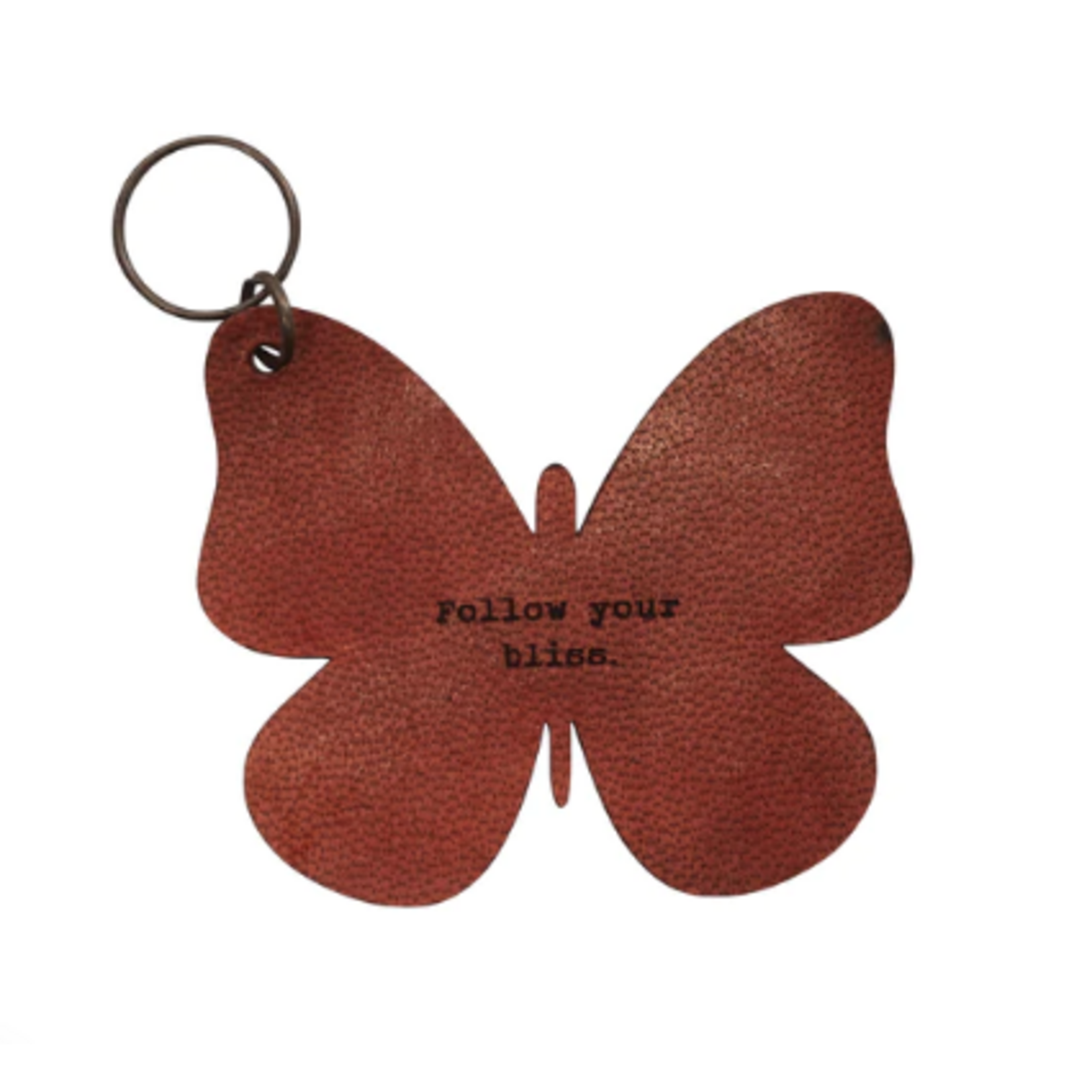 Sugarboo & Co Leather Butterfly Keychain,