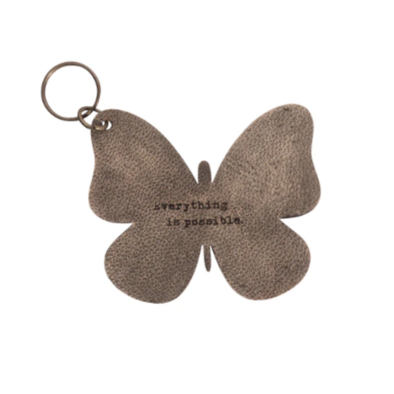 Sugarboo & Co Leather Butterfly Keychain,
