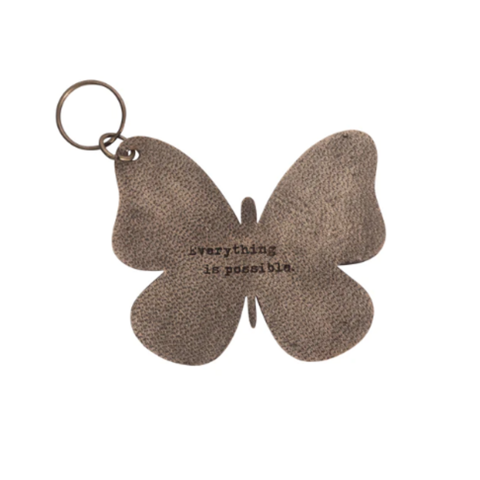 Sugarboo & Co Leather Butterfly Keychain,