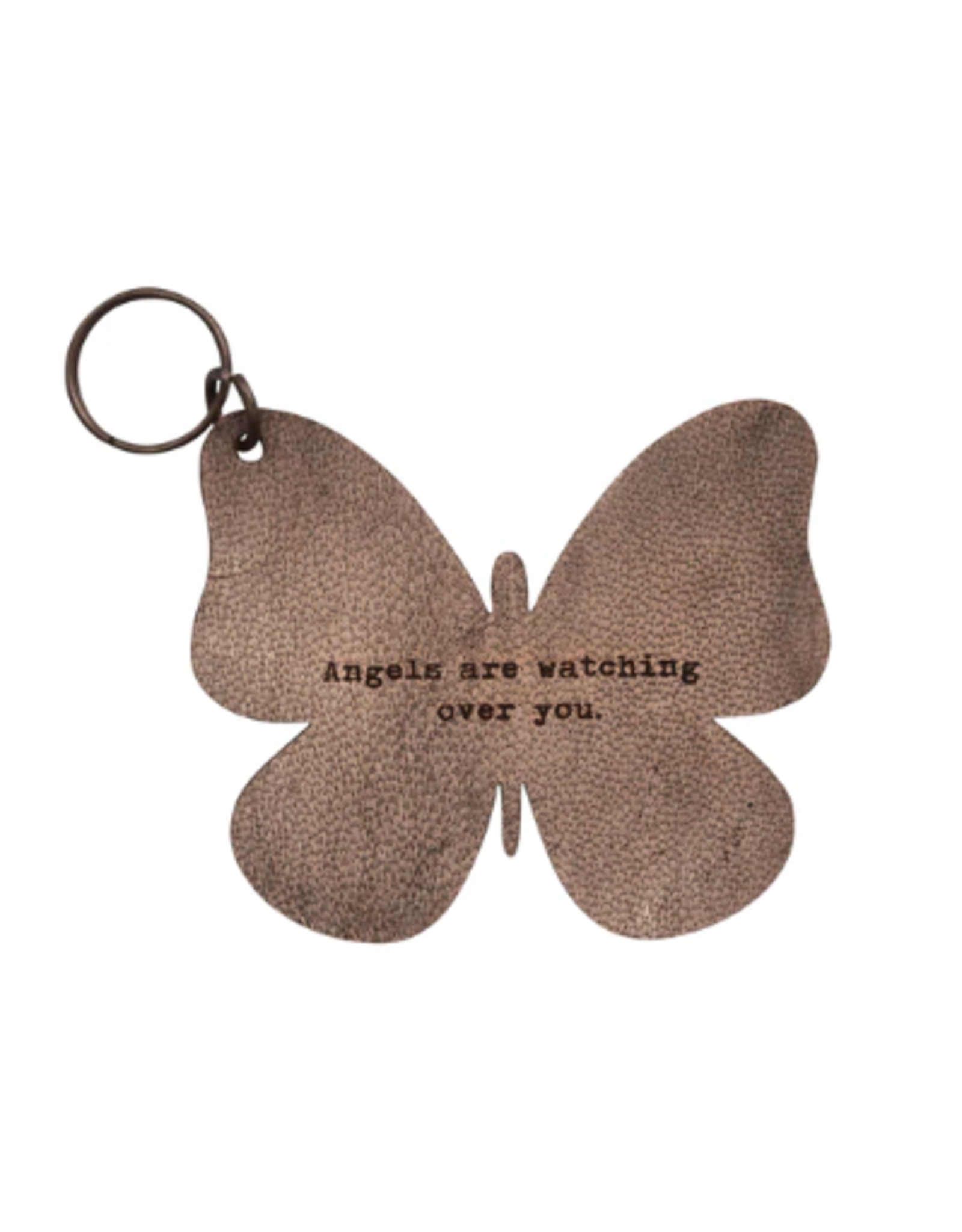 Sugarboo & Co Leather Butterfly Keychain,