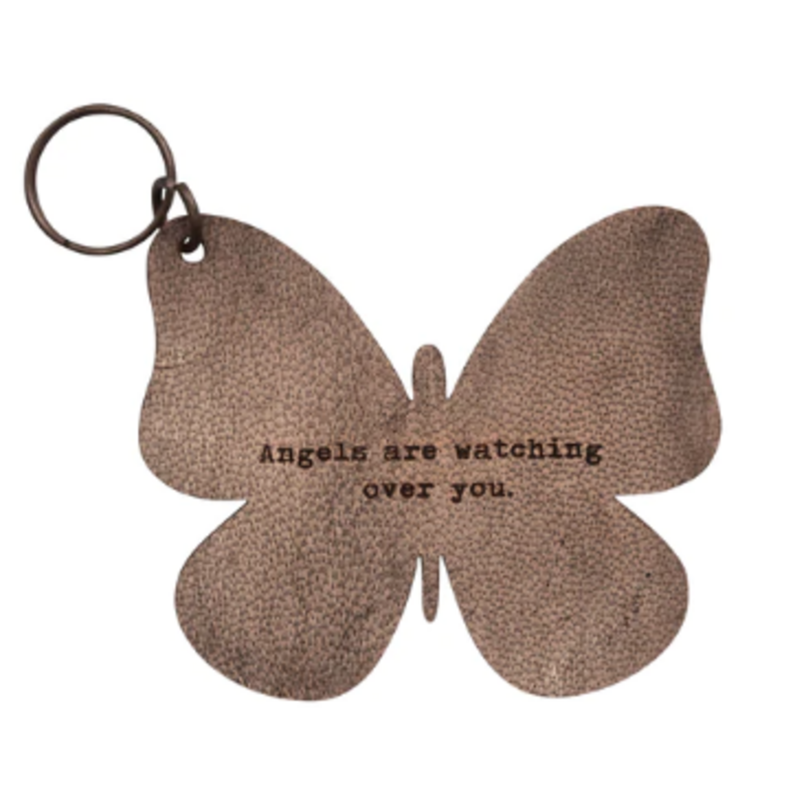 Sugarboo & Co Leather Butterfly Keychain,