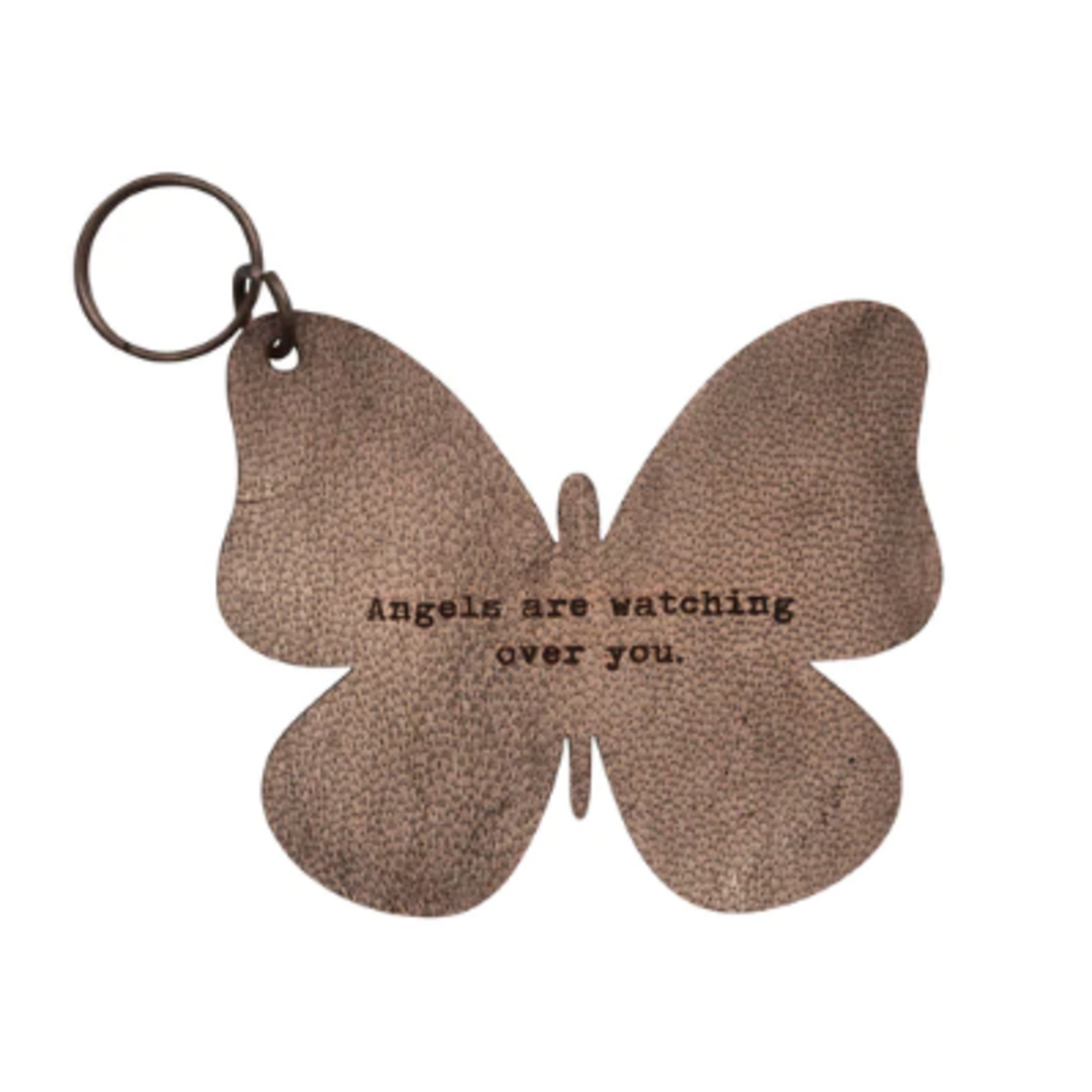 Sugarboo & Co Leather Butterfly Keychain,