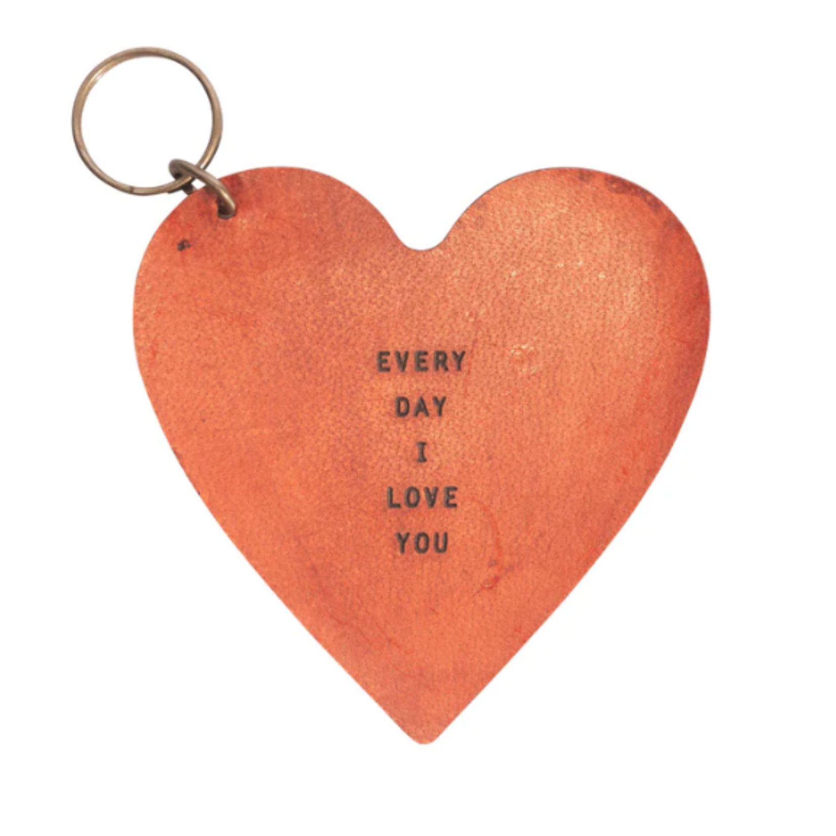Sugarboo & Co Leather Heart Keychain,