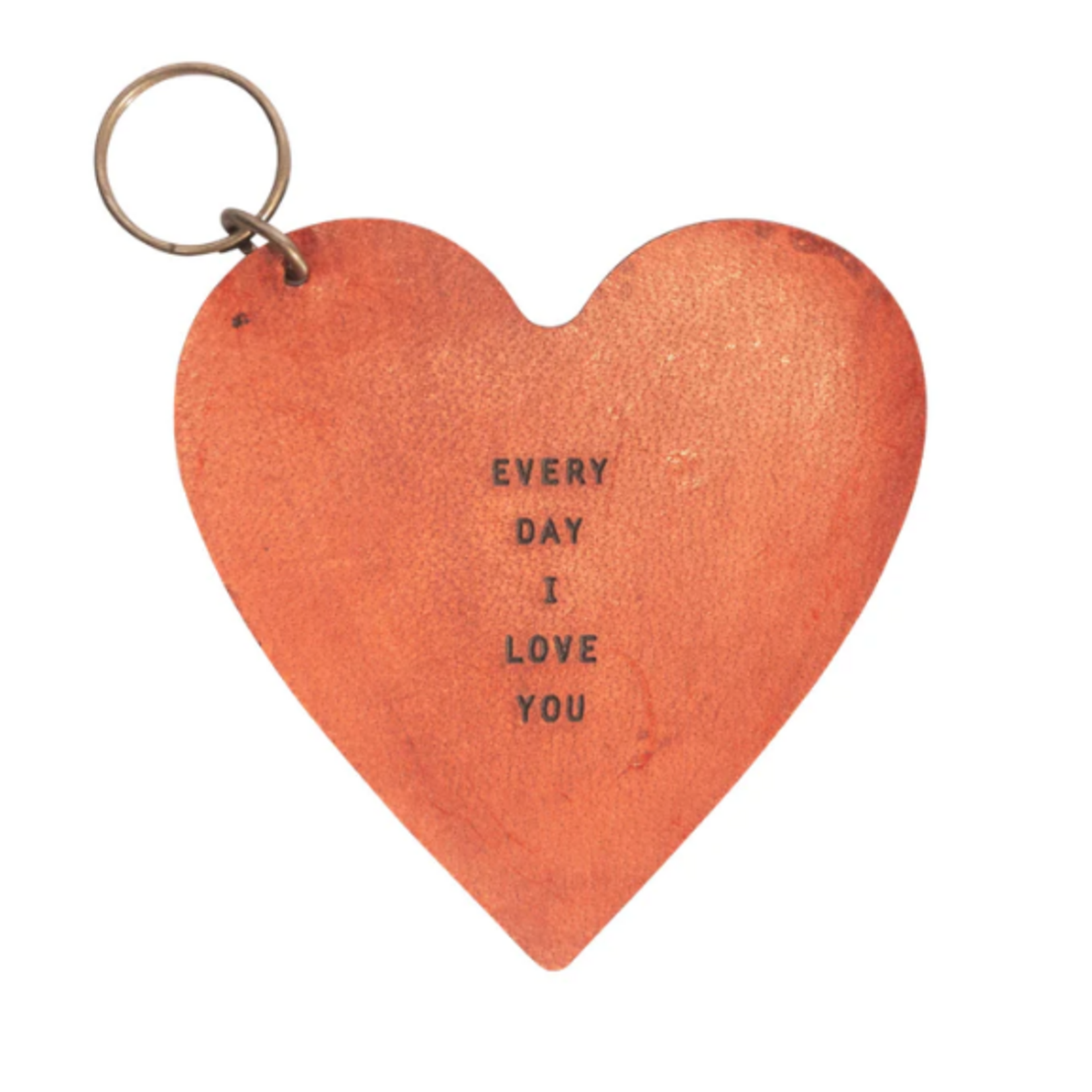 Sugarboo & Co Leather Heart Keychain,