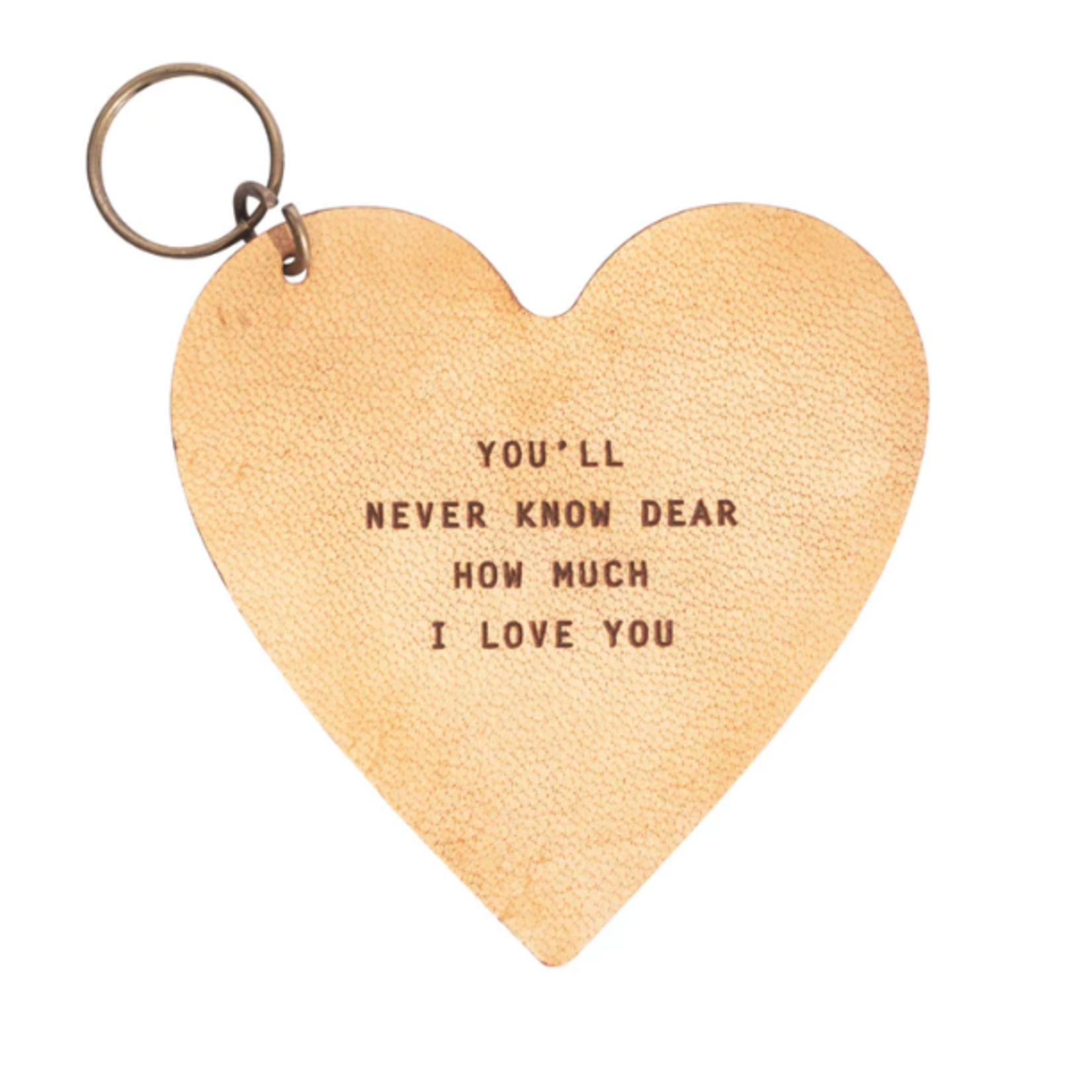 Sugarboo & Co Leather Heart Keychain,