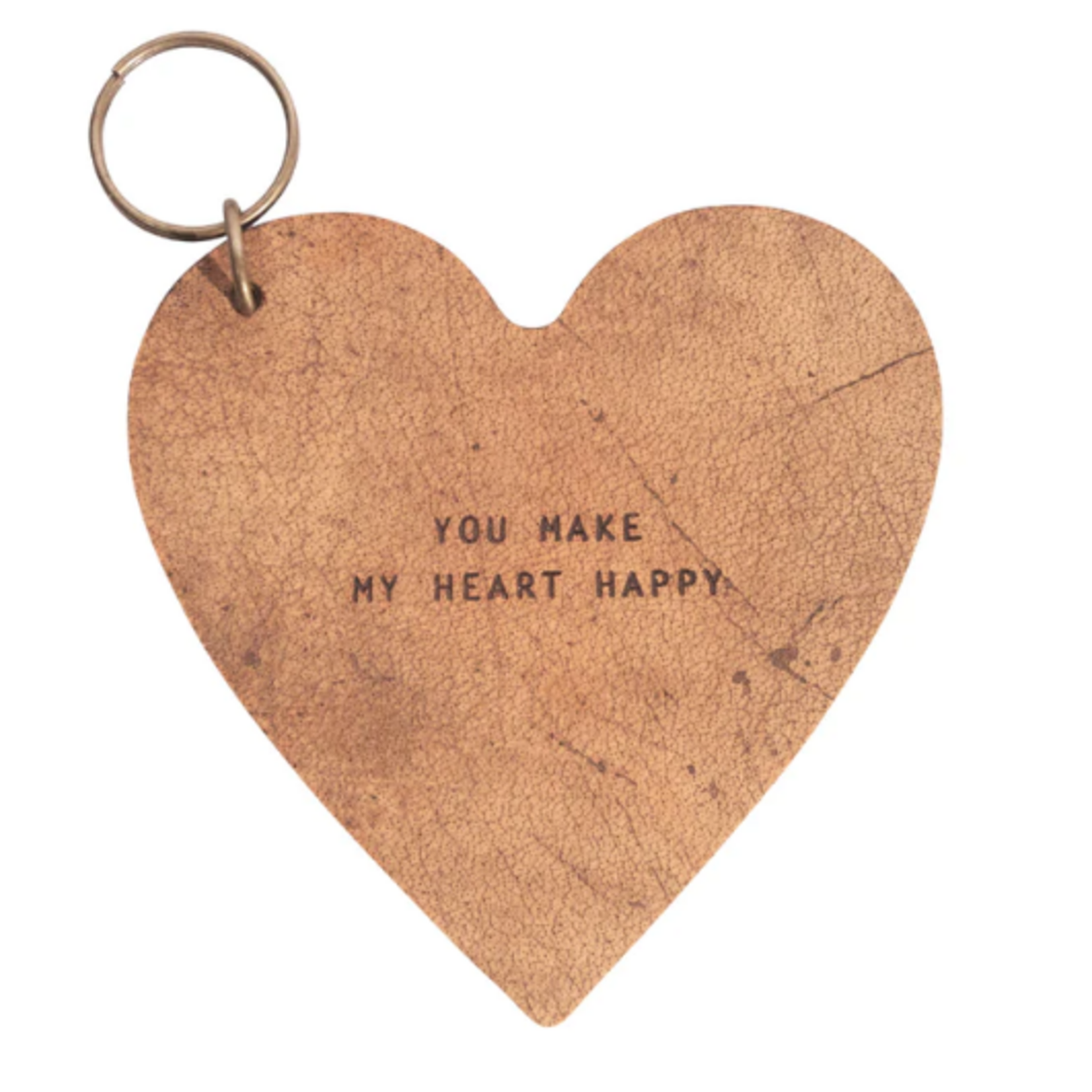 Sugarboo & Co Leather Heart Keychain,