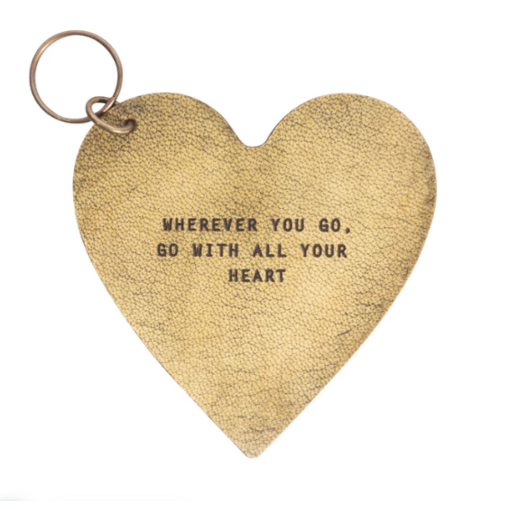 Sugarboo & Co Leather Heart Keychain,