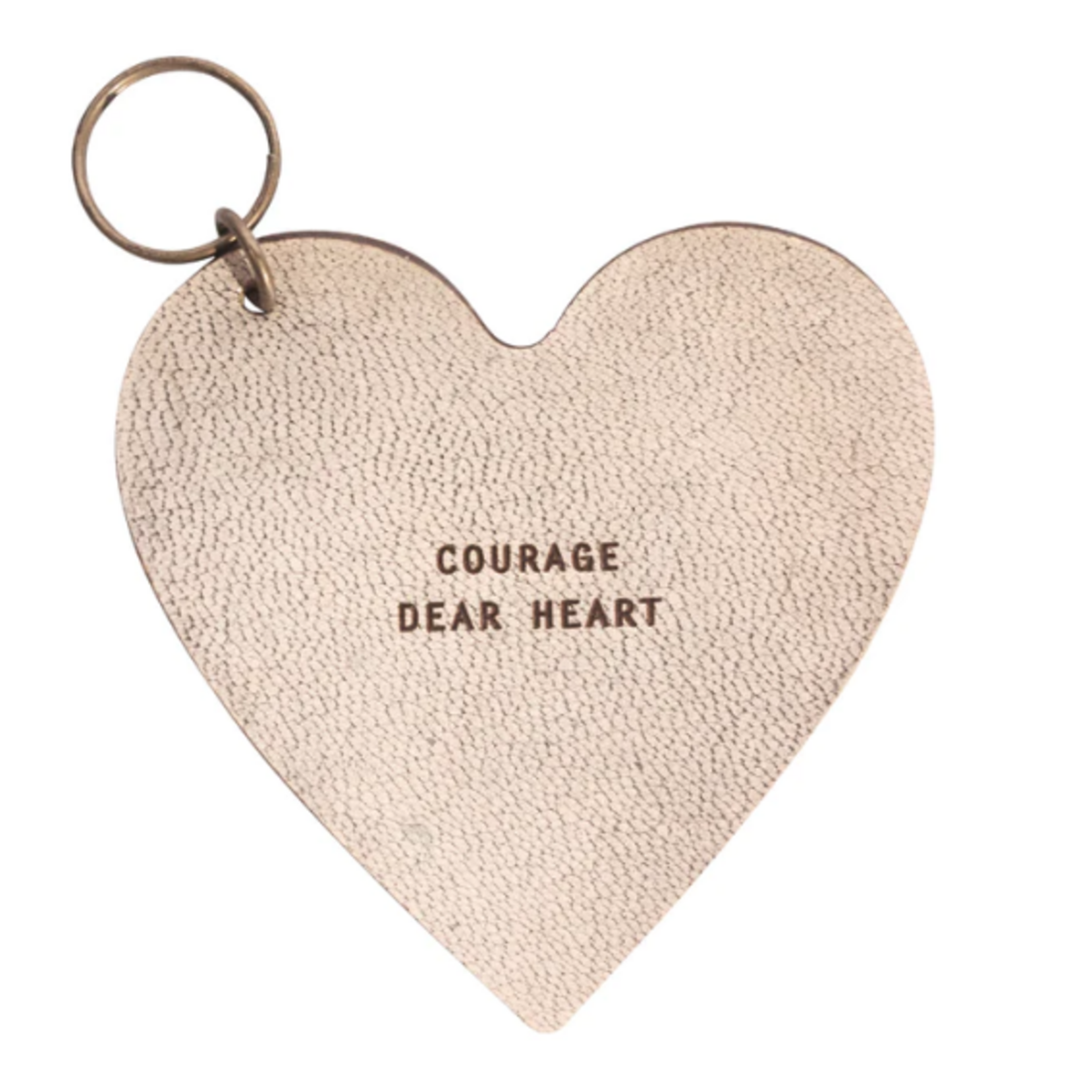 Sugarboo & Co Leather Heart Keychain,