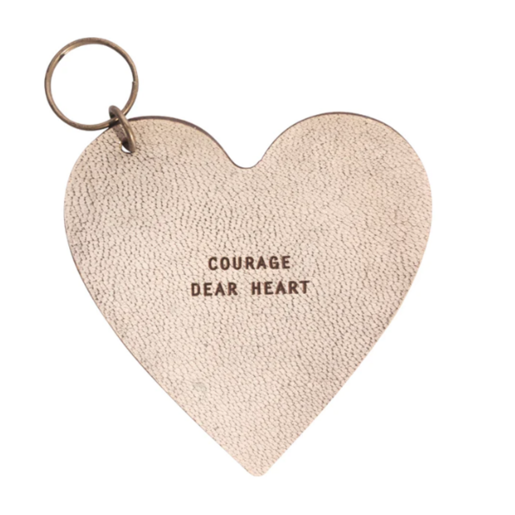 Sugarboo & Co Leather Heart Keychain,