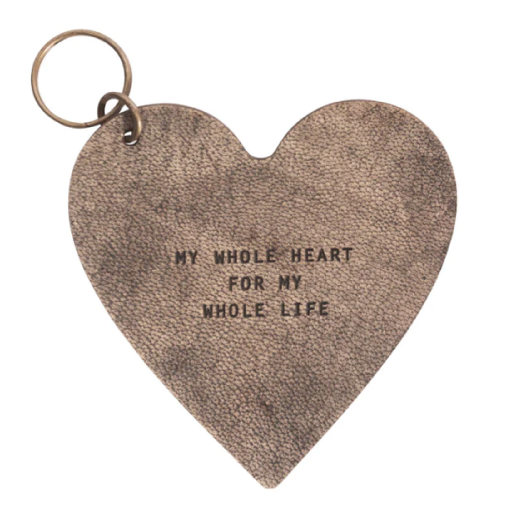 Sugarboo & Co Leather Heart Keychain,