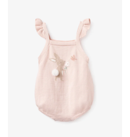 Elegant Baby Garden Picnic Bunny Knit Bubble, 3-6 mo.