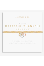A Littles & Co. a little Grateful Thankful Blessed bracelet