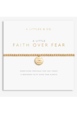 A Littles & Co. a little Faith Over Fear bracelet, gold A Littles & Co. a little Faith Over Fear bracelet, gold