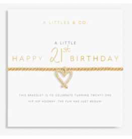A Littles & Co. Katie Loxton Open Heart Bracelet, Gold