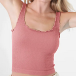 NIKIBIKI NikiBiki Lettuce Edge Crop Top,