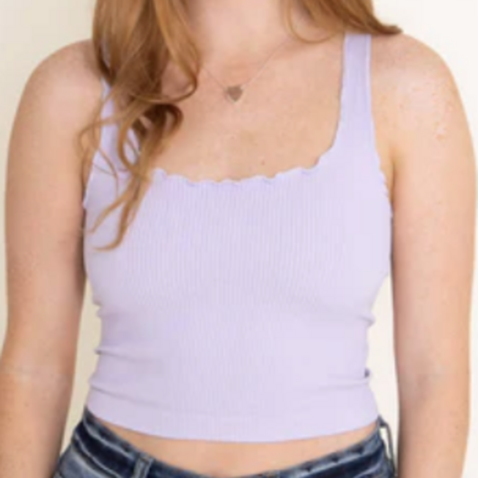 NIKIBIKI NikiBiki Lettuce Edge Crop Top,